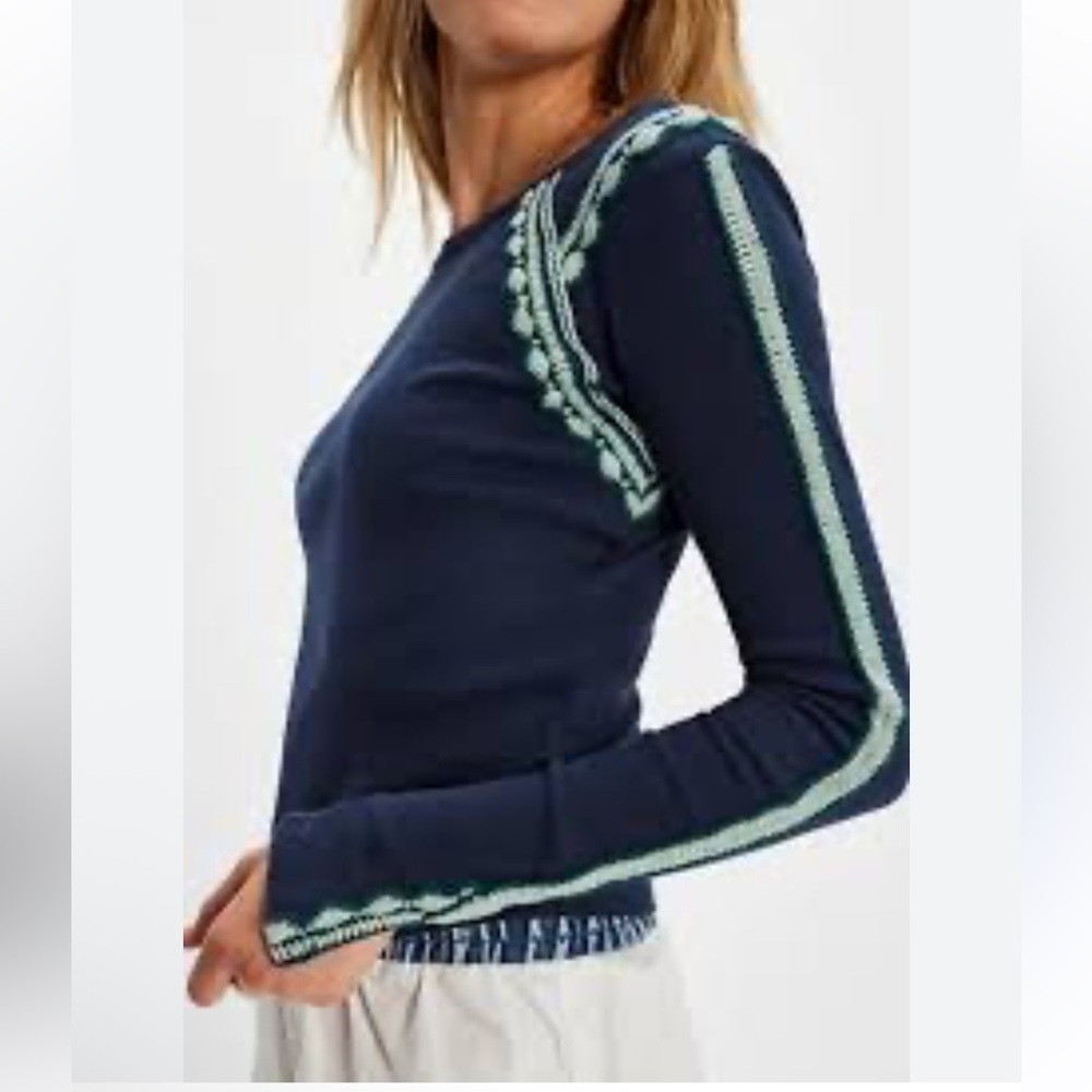 Free People Lost Love Long-Sleeve Top - Deeper Iris